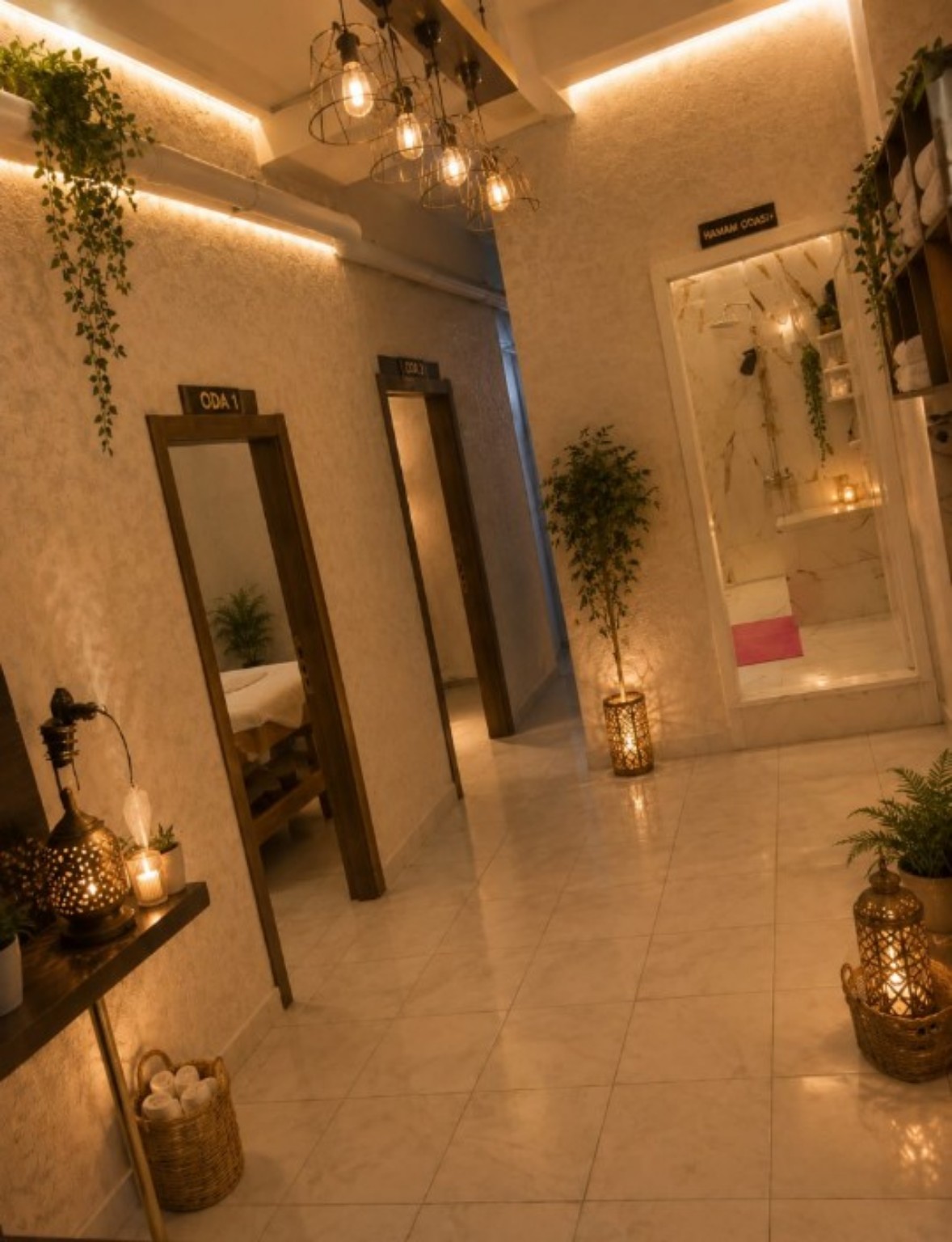 Huzur Spa salon koridoru